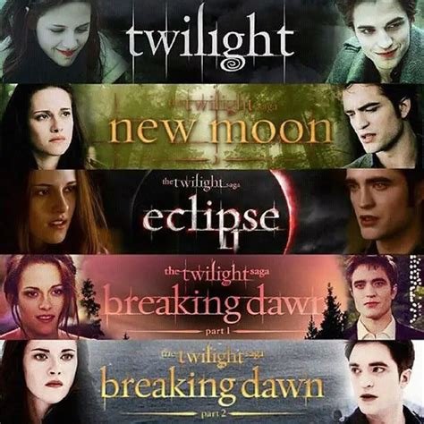 twilight movies in order to watch